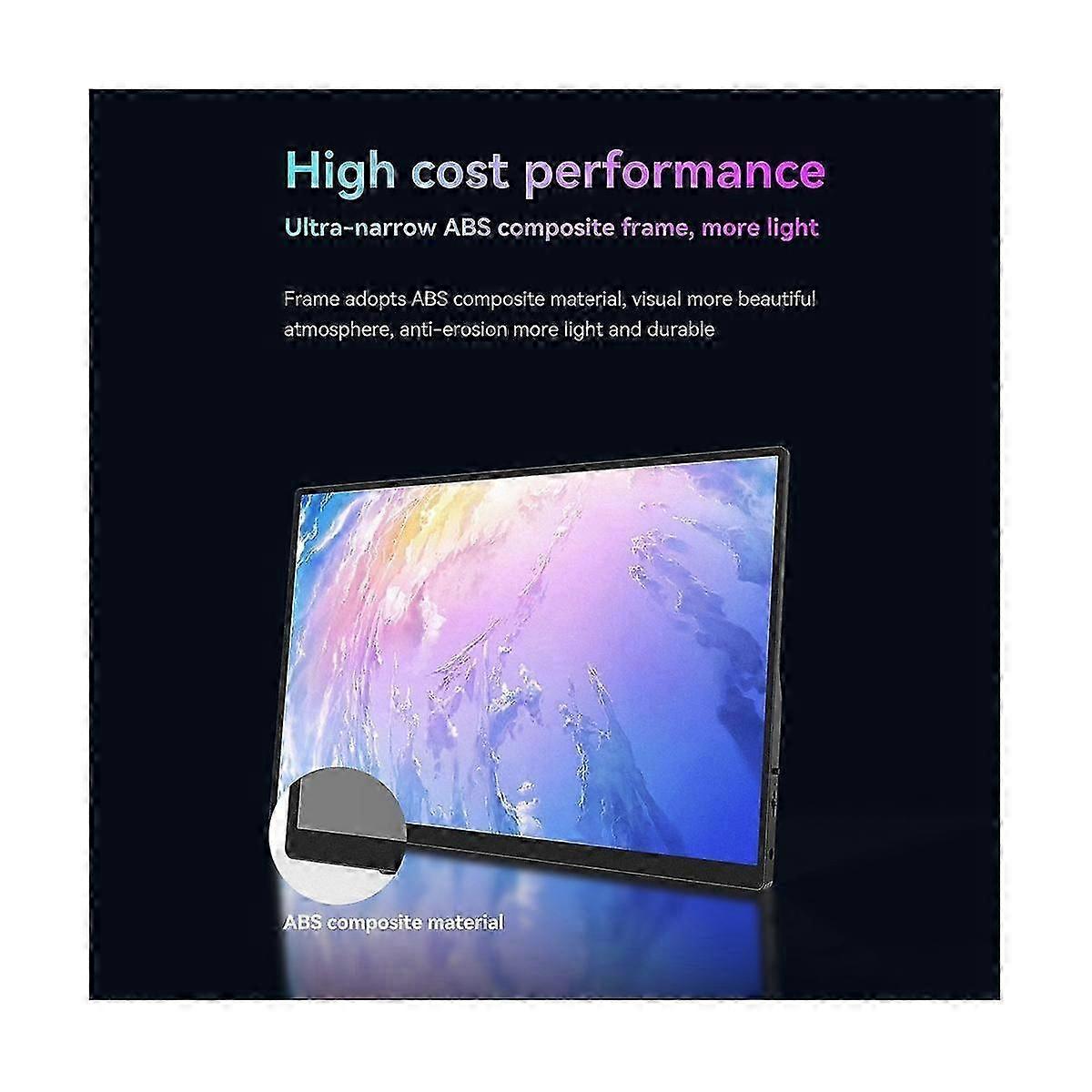 Monitor portatile HD da 14,0 pollici 1920X1200 FREE-SYNC Tipo C - Monitor da gioco compatibile con SWITCH PC C