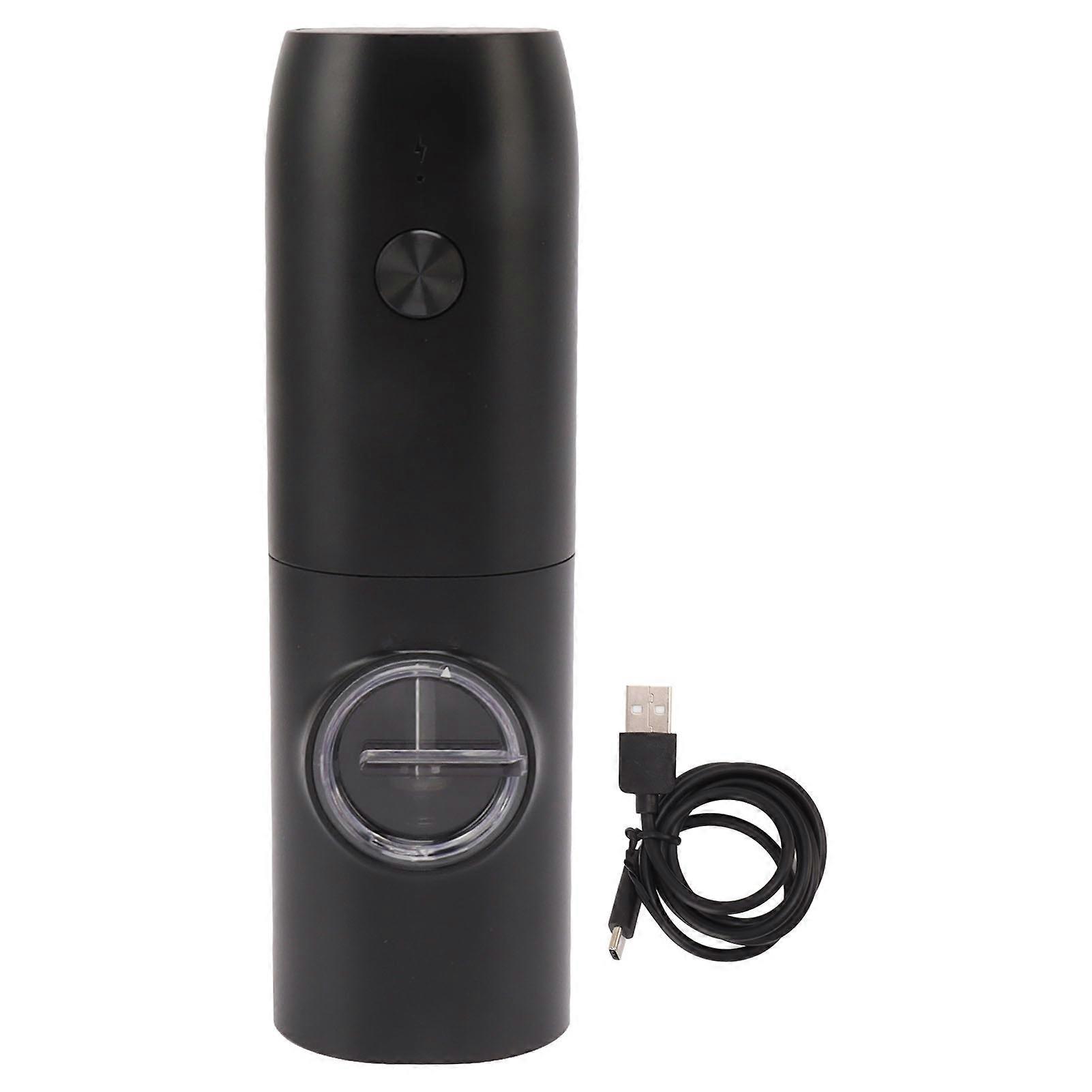 Electric Pepper Grinder with Adjustable Coarseness, USB Rechargeable