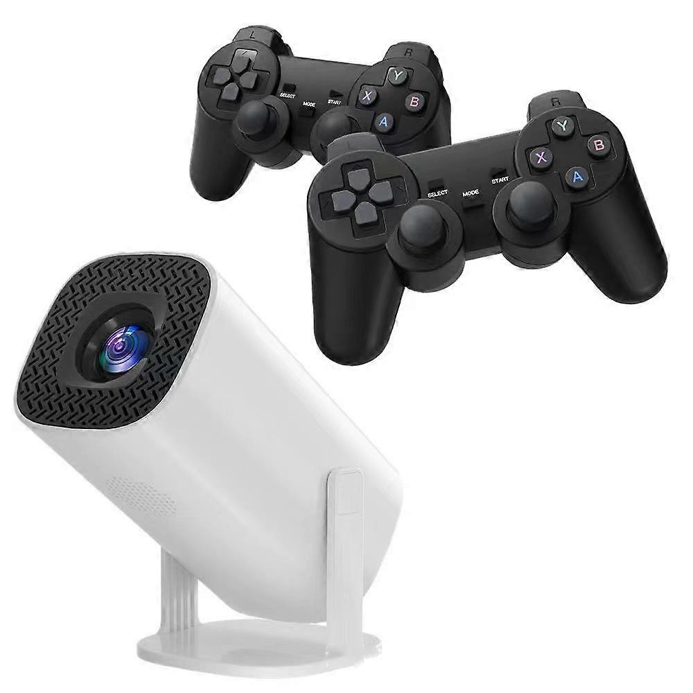 P30 Game Projector Android 11 System With Wireless Gaming Controller 720P Home Theater