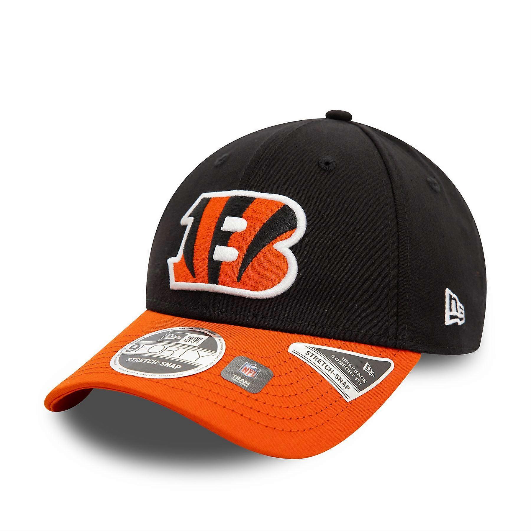 Cincinnati Bengals NFL Black 9FORTY Stretch Snap Adjustable Cap