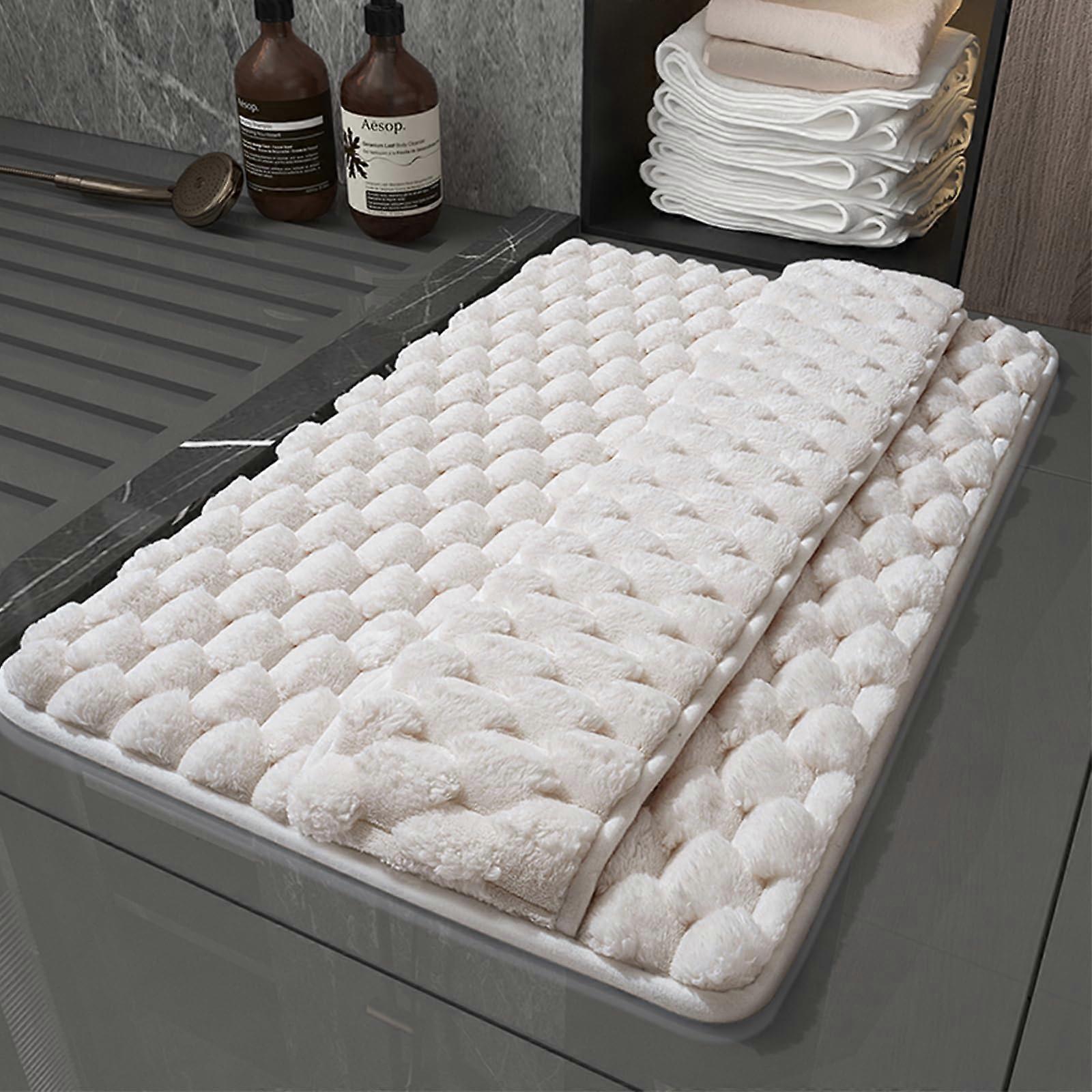 Memory foam bathroom mat 24x17 inches non-slip