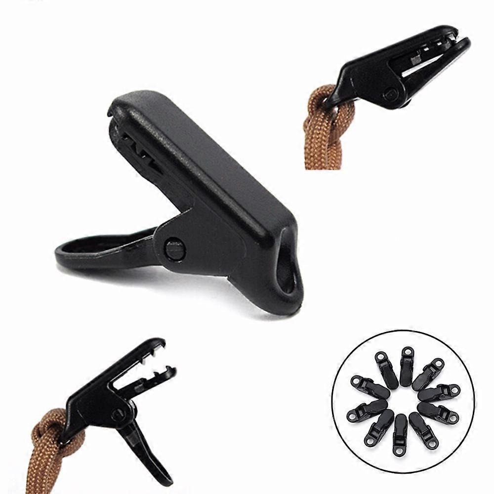 10Pcs Tent Accessories Curtain Clamp Tarp Alligator Clips Snap Hangers Tent Camping Survival Tighten Tools for Outdoor Work Supplies