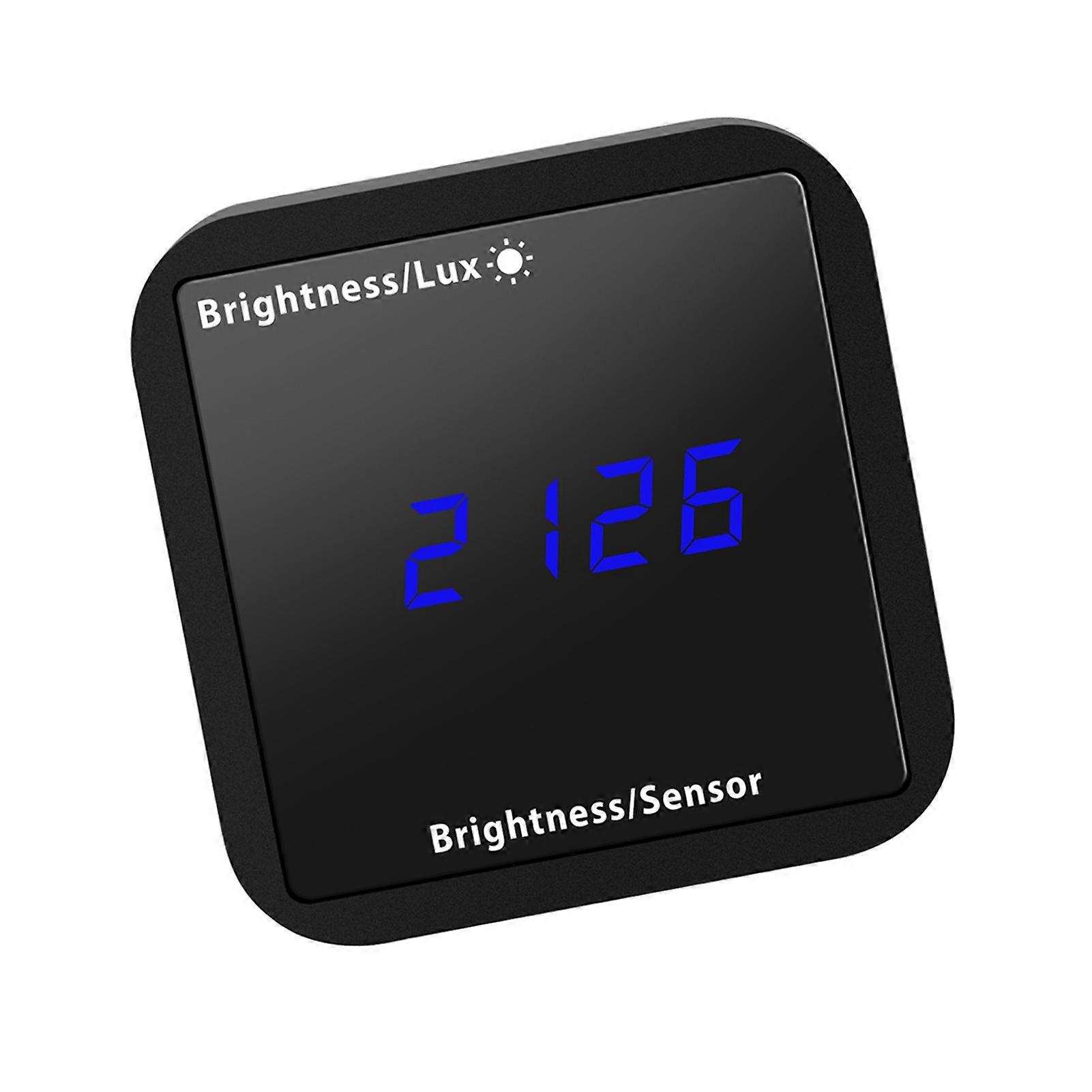 Tuya ZigBee Intelligent Light Detector Temperature & Humidity Sensor with LED Display Support APP Control Home Linkage Compatible with Alexa  Home