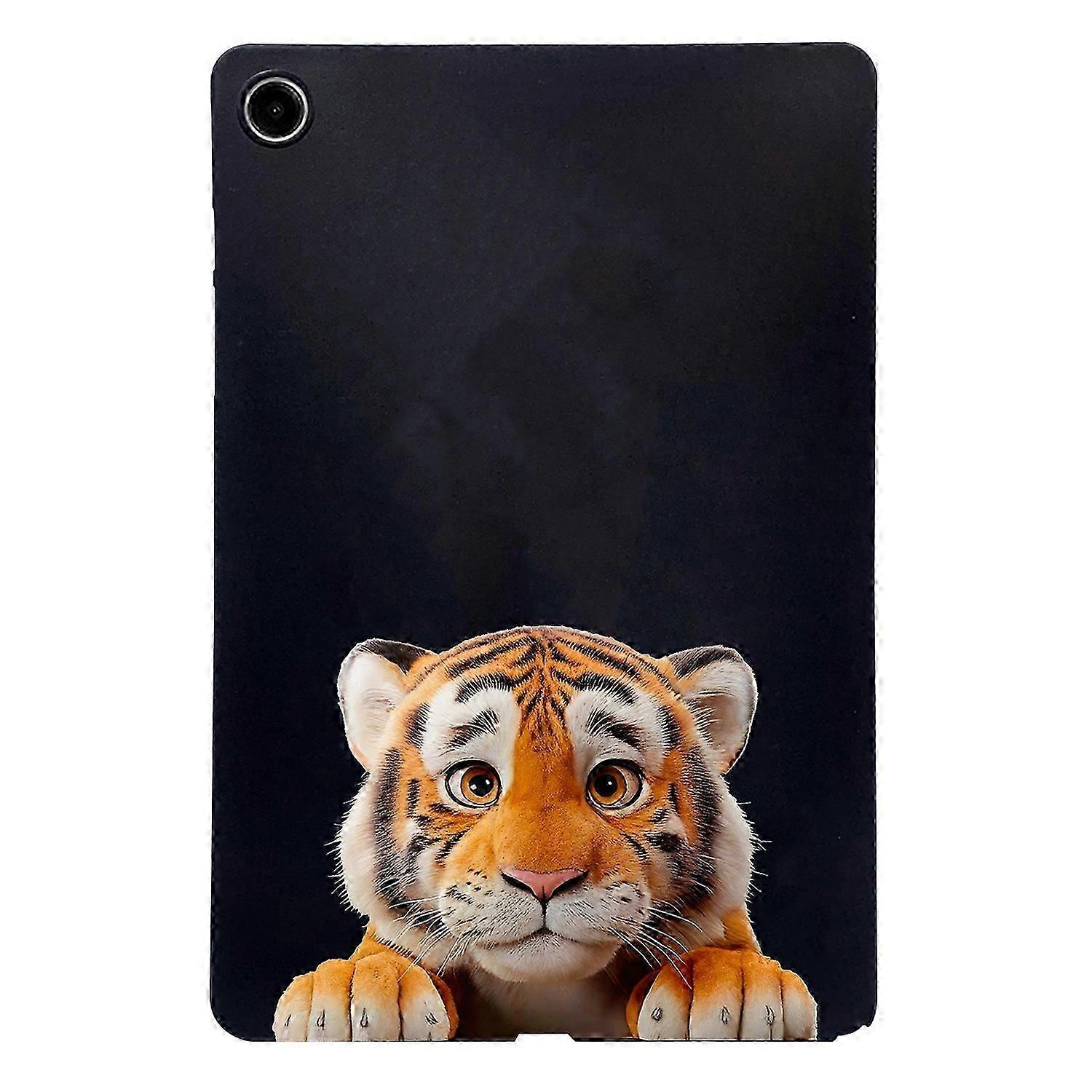 For Samsung Galaxy Tab A9 Case Pattern Printing Slim Tpu Tablet Protective Cover - Garfield Cat