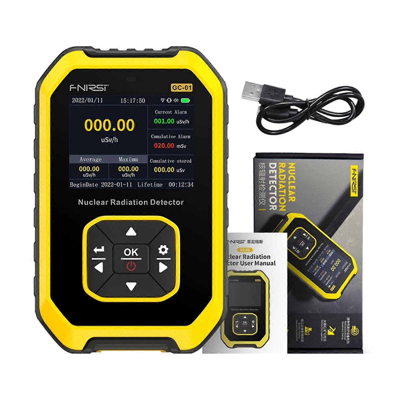Digital Display Nuclears Radiation Detector High Accuracy X-rays Radiation Monitors for Home Hospitals Workplaces