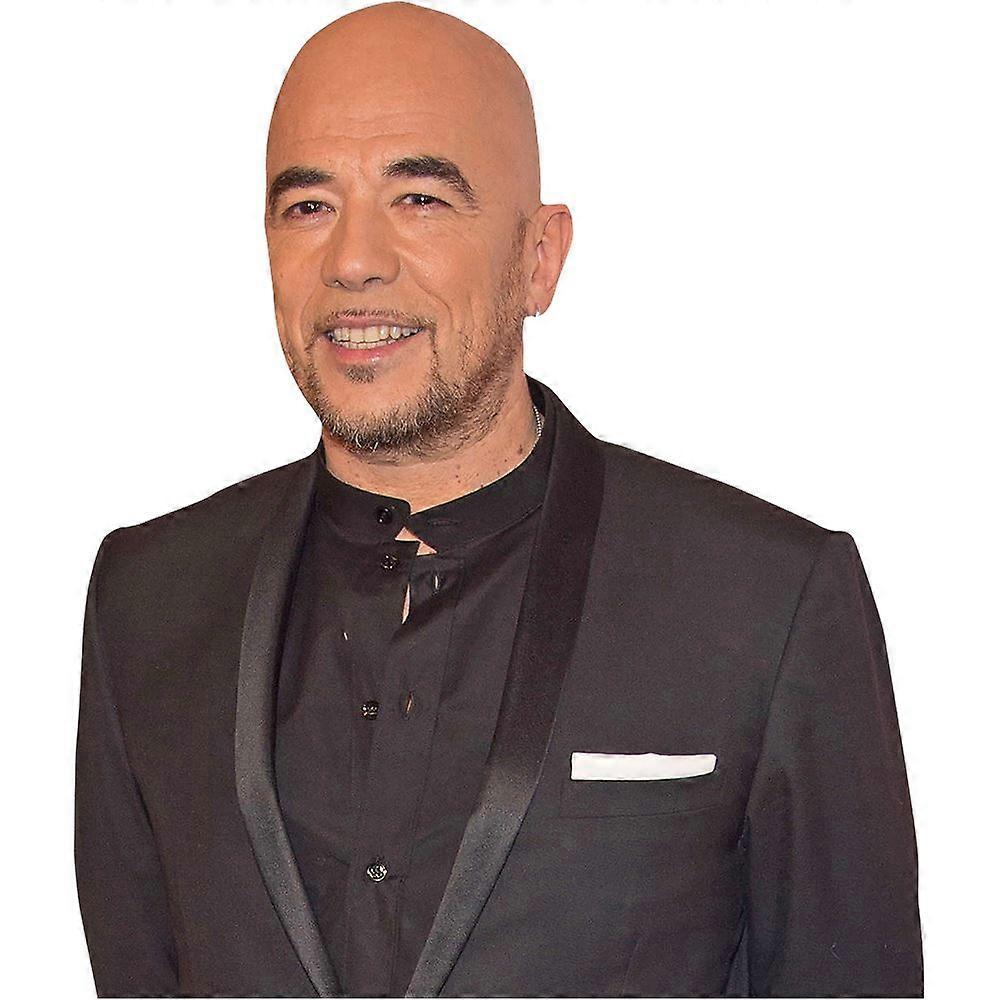Pascal Obispo (Black Suit) Half Body Buddy Cutout
