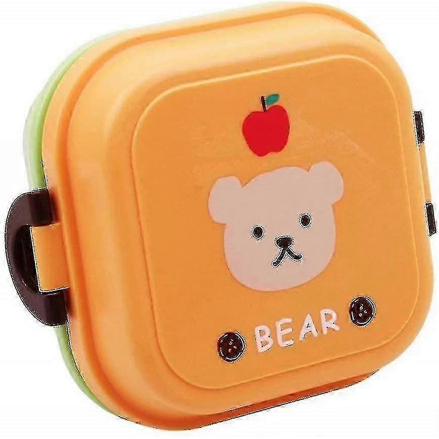 Lunch Box For Kids - 2-layer Breakfast Box For Camping, School, And Hiking