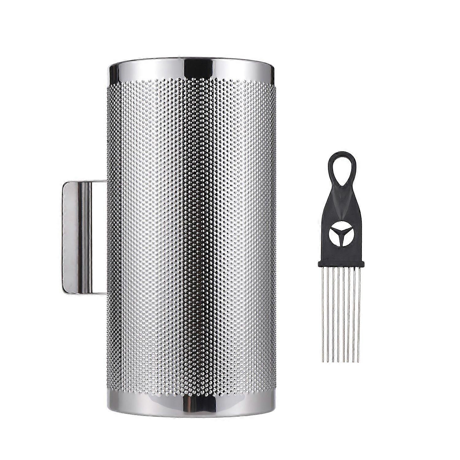 12 inch Stainless Steel Guiro Instrument with Scraper Guiro Shaker Latin Percussion Instrument Guiro