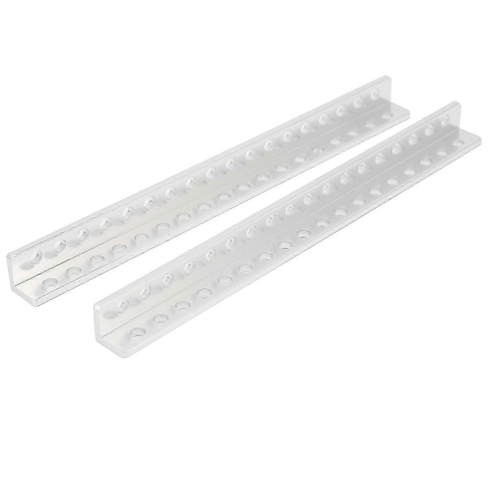1 Pair LShape Beam Channel 18 Holes 310300180152 Robot Parts DIY Kit 12x12x152mm