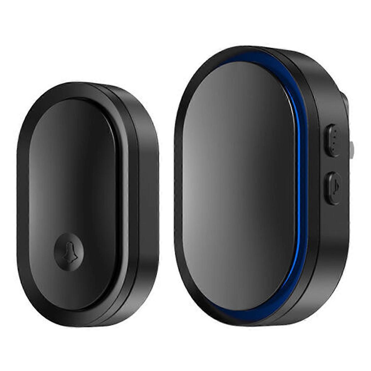 Wireless Door Chime, Adjustable Volume, LED Number Display