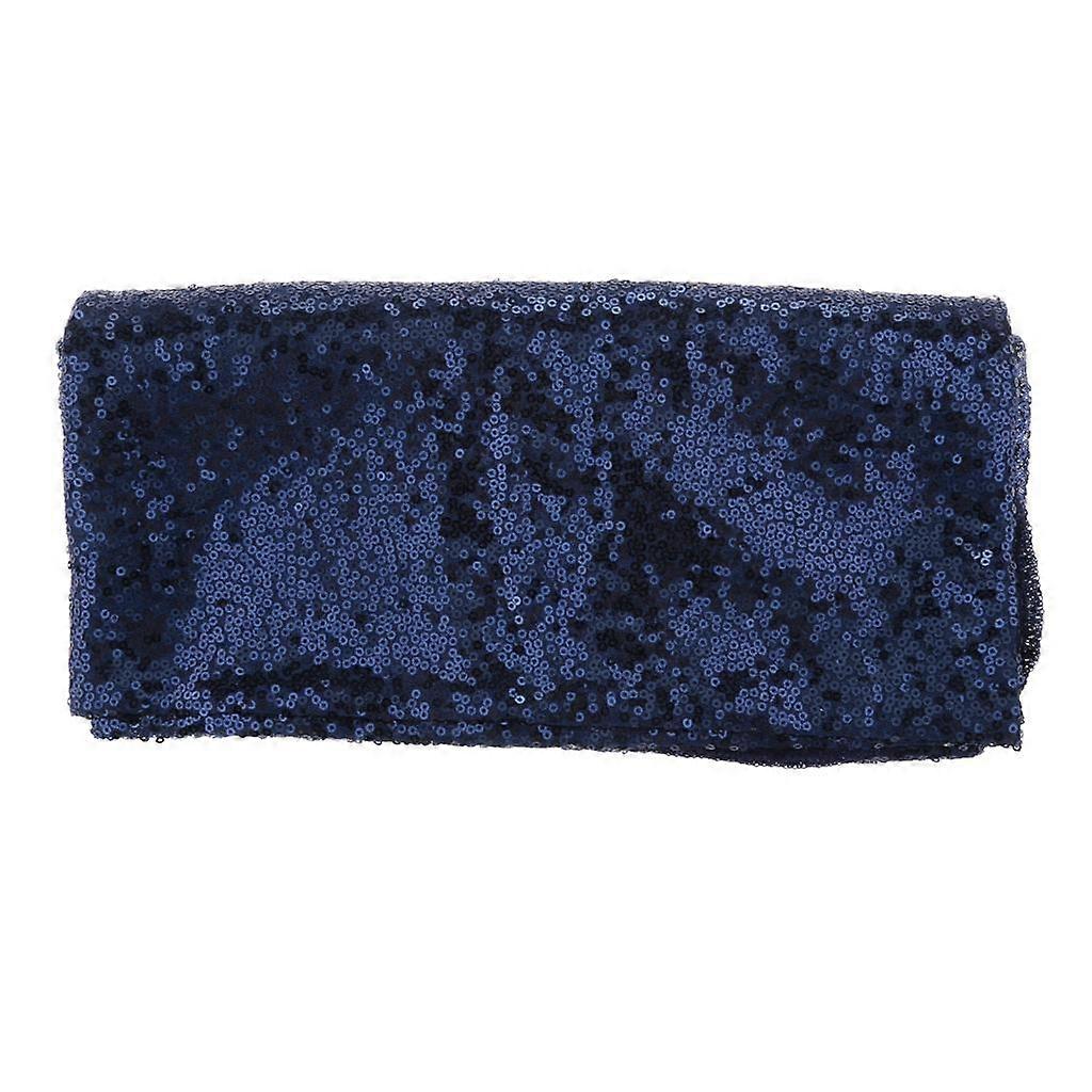 Round Sequins Tablecloth Table Cover Polyester Placemats Banquet Party Decor