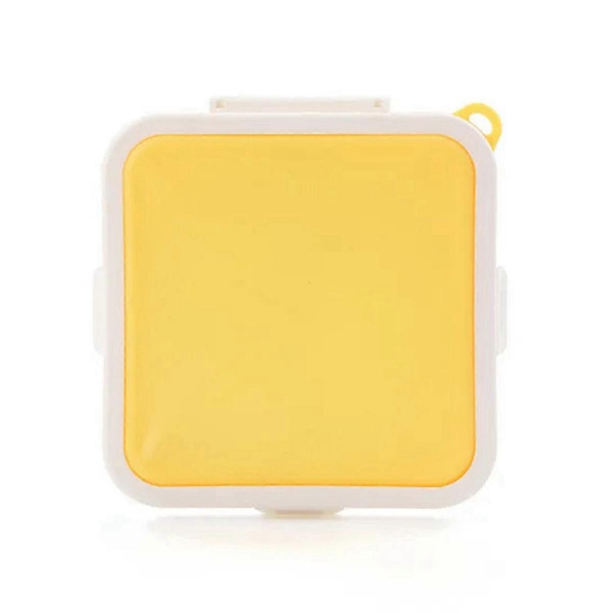 Sandwich Storage Box Bento School Breakfast Lunch Boxes Yellow