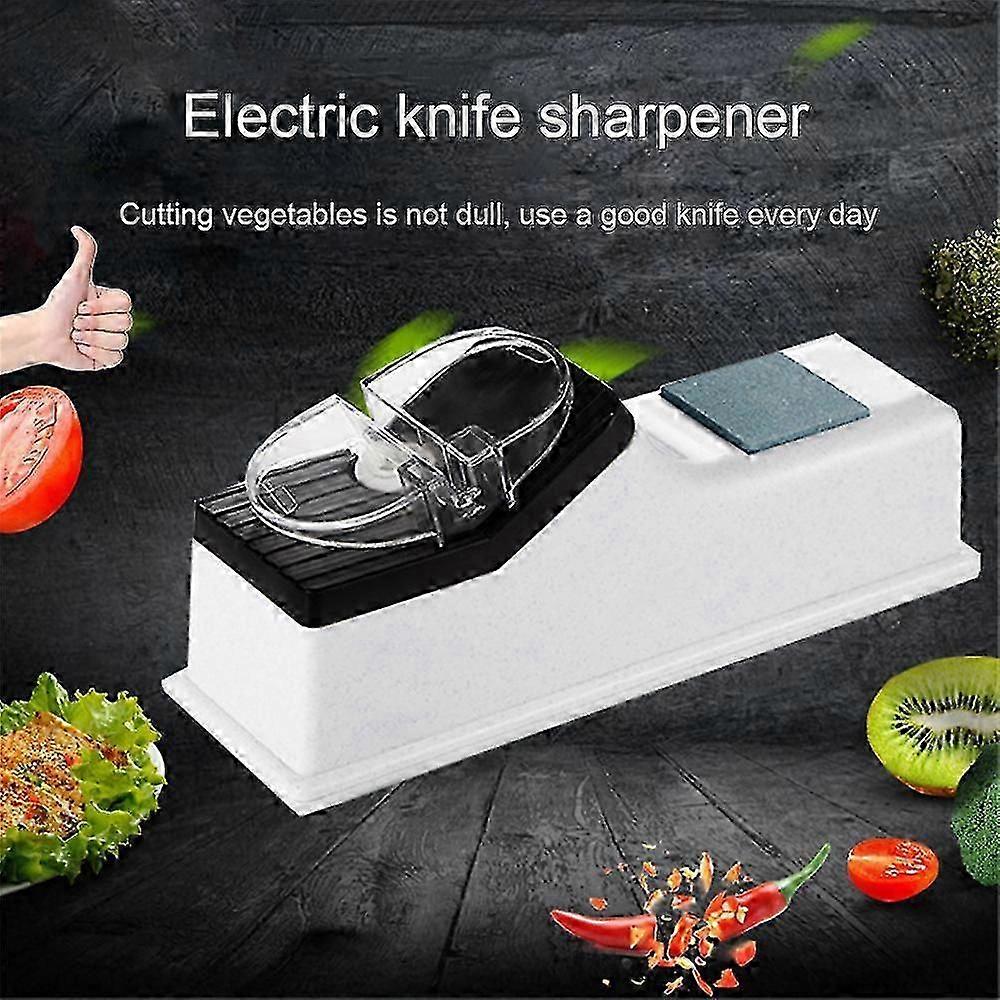 Electric Knife Sharpener Professional Kitchen Sharpening Stone Grinder Knives