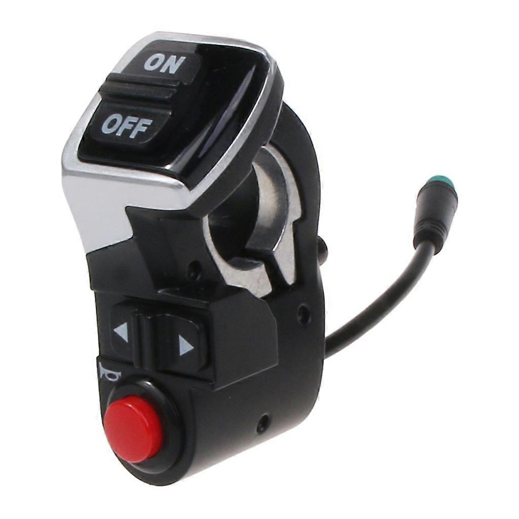 Handlebar Controller Switch E-scooter Turn Signals On/Off Button for Kugoo M4
