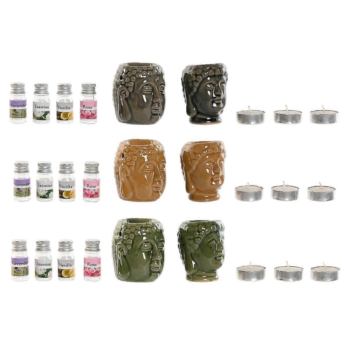Essential oil burner Home ESPRIT 17 x 13,5 x 8 cm (3 Units)