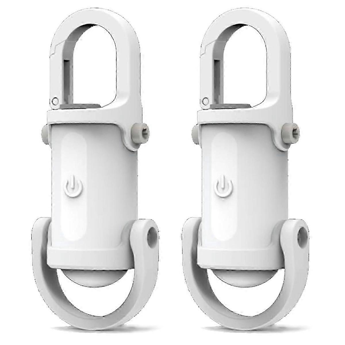 Portable LED Work Light Keychain Pendant USB Rechargeable Flashlight Keyring for Camping Pocket Sized Key Chain Tool