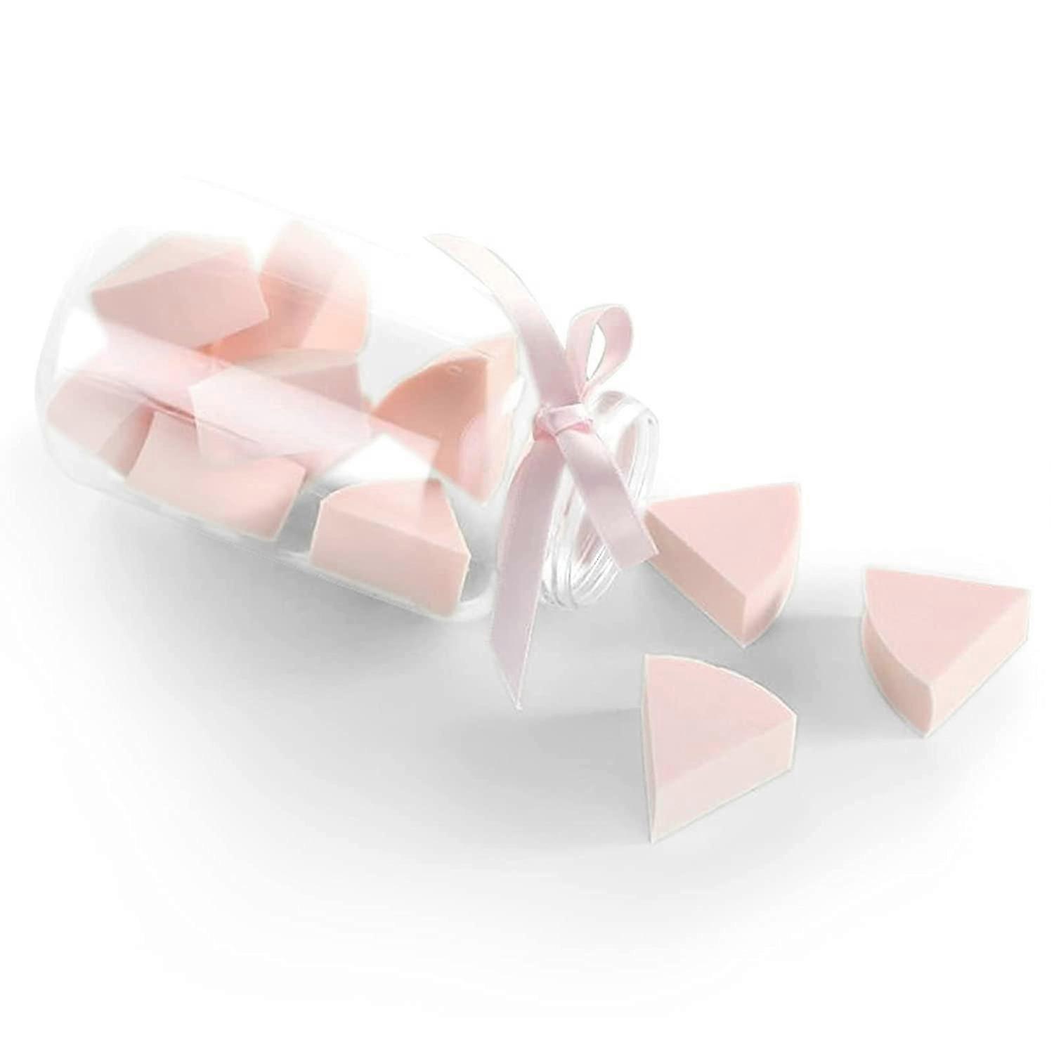 12 قطعة على شكل مروحة مكياج جاف رطب اسفنجي نفث بيوتي خلاط بيض