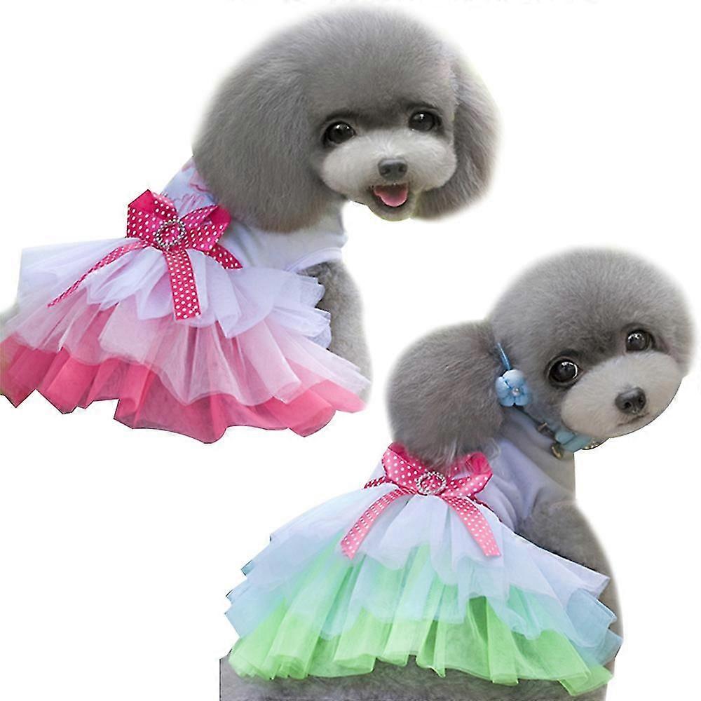 2 Pet Clothes Cool Summer Tulle Dog