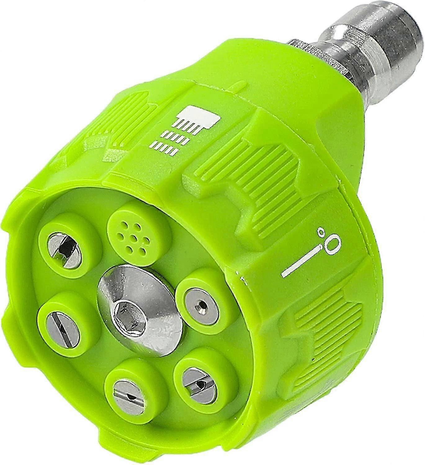 ツールデイリープレッシャーワッシャースプレーノズル、6-in-1クイック切り替え、1/4インチクイックコネクト付きパワーワッシャーノズル、2500 psi