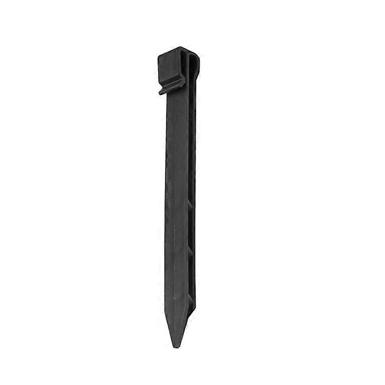 10 Pack 25cm Plastic Ground Anchor Stakes - Ground Anchor Stakes - Garden Fixing Stakes for Garden Edging, Patio, Tent