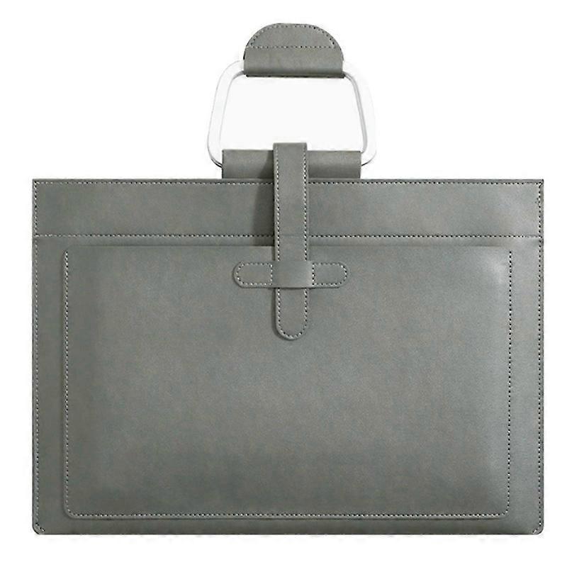 A4 Leather Document Bag Envelope Document Holder Quality PU Leather Document Pouch Document Organizer File Bag