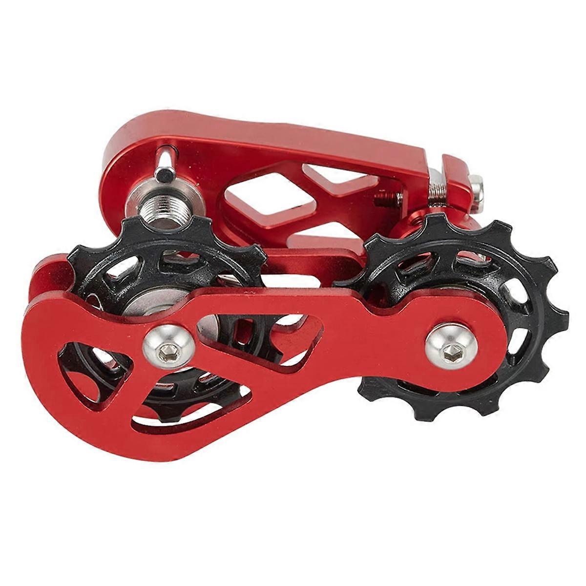 Anti Drop Link Chain Tensioner Aluminum Alloy Bike Bicycle Single Speed Converter Floating Pulley Adjust Wheel
