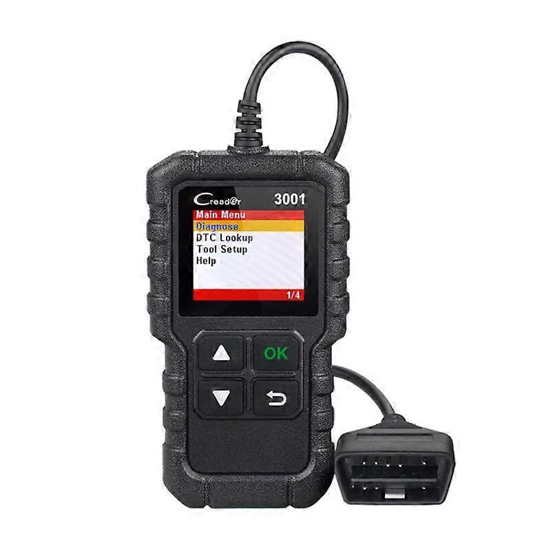 3001 OBD2 Scanner Engine Fault Code Reader, Mode 6 CAN Diagnostic Tool for OBDII Cars 1996+, Lifetime Free Updates