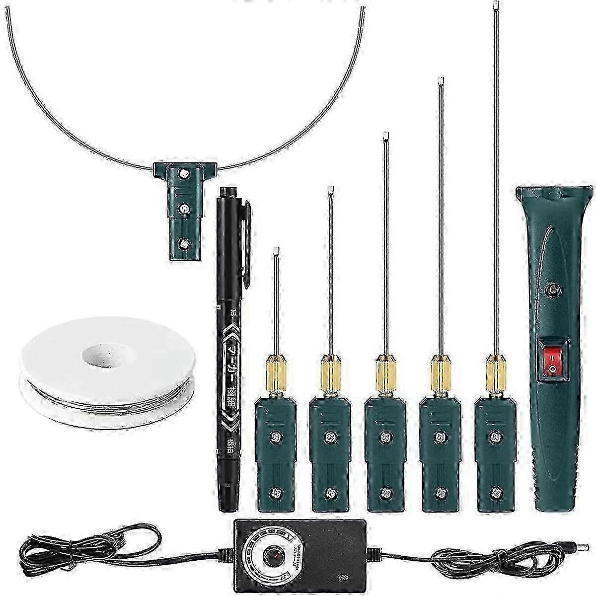 Hot Wire Foam Cutter Kit With Temperature Controller,100-240v/24w Electric Cutting For Art Craft Eva