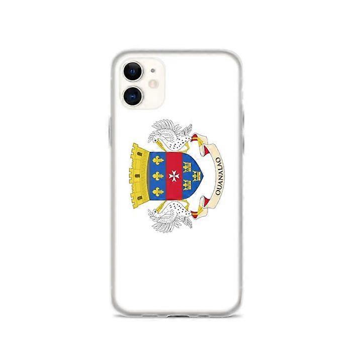 Phone Case - PIXELFORMA - Saint Barthelemy Flag - Compatible with iPhone 11 - Flexible - Durable