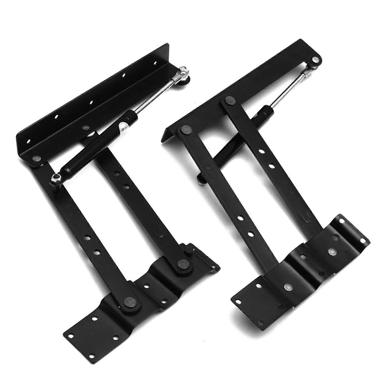 2pcs Folding Hydraulic Coffee Table Hinges with Soft Close Mechanism and Damping for Furniture Hardware