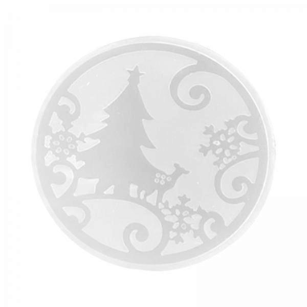 2xChristmas Coasters Model dækkeserviet Display til middagsbord Stue Kontor