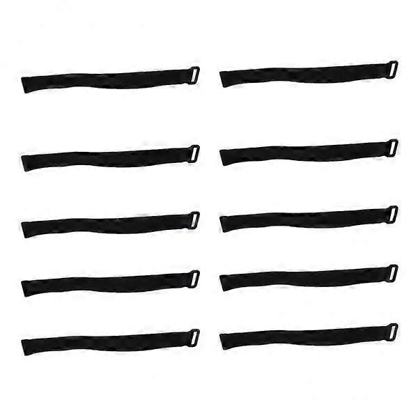 2-4pack 10 Pcs Backpack Luggage Straps Cable Ties Fastener Hook and Loop 20×300