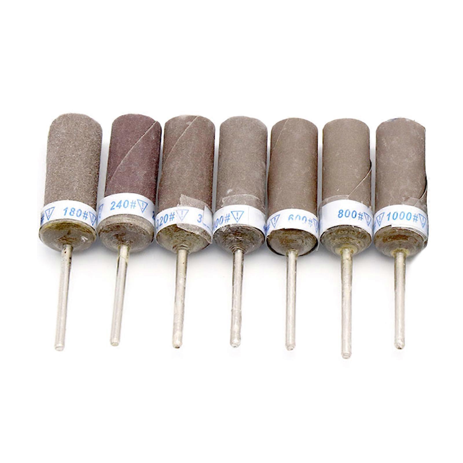 35x/Set Grit 180 à 1000 Barre de papier de verre Tige de polissage pratique du papier de verre 2,35 mm pour outil rotatif Perceuse électrique Accessoire
