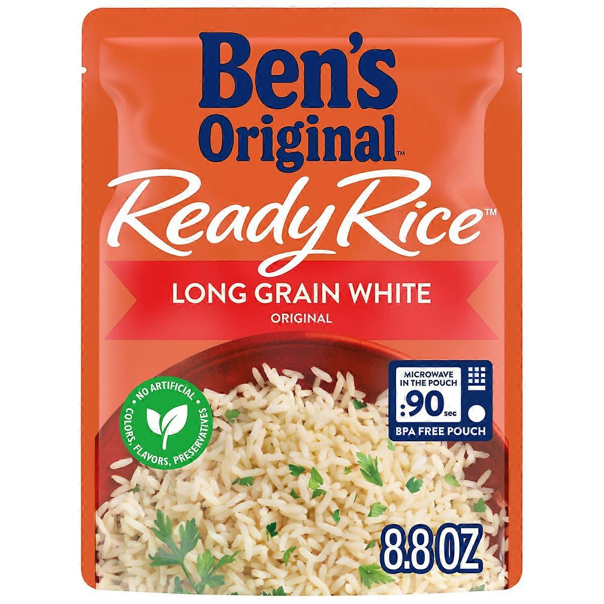 Ben's Original kész rizs fehér rizs mikrohullámú sütőben használható tasak - 8.8oz