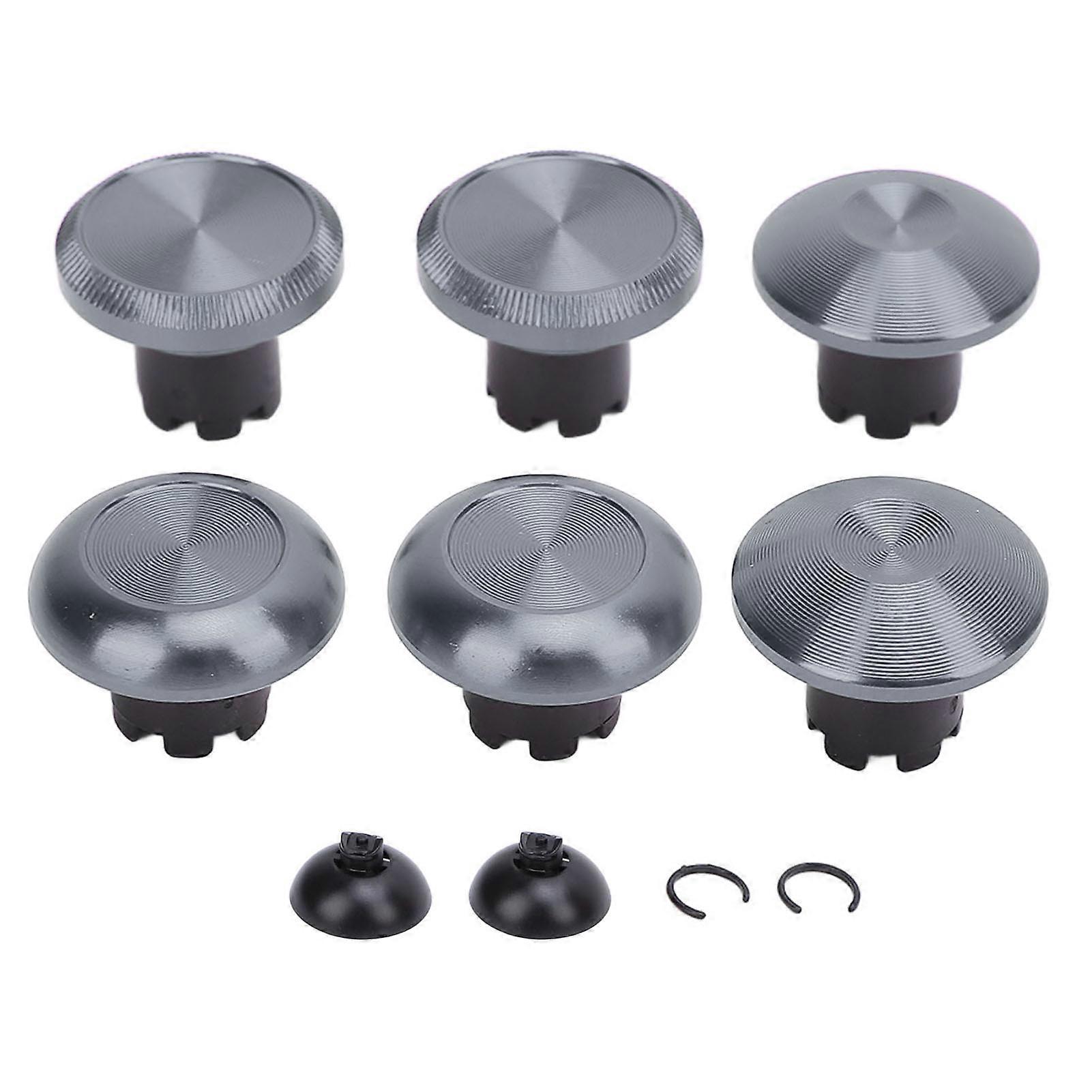 Silver Metal Thumbsticks for Edge & Switch Pro Controllers - Easy Plug & Play Joysticks