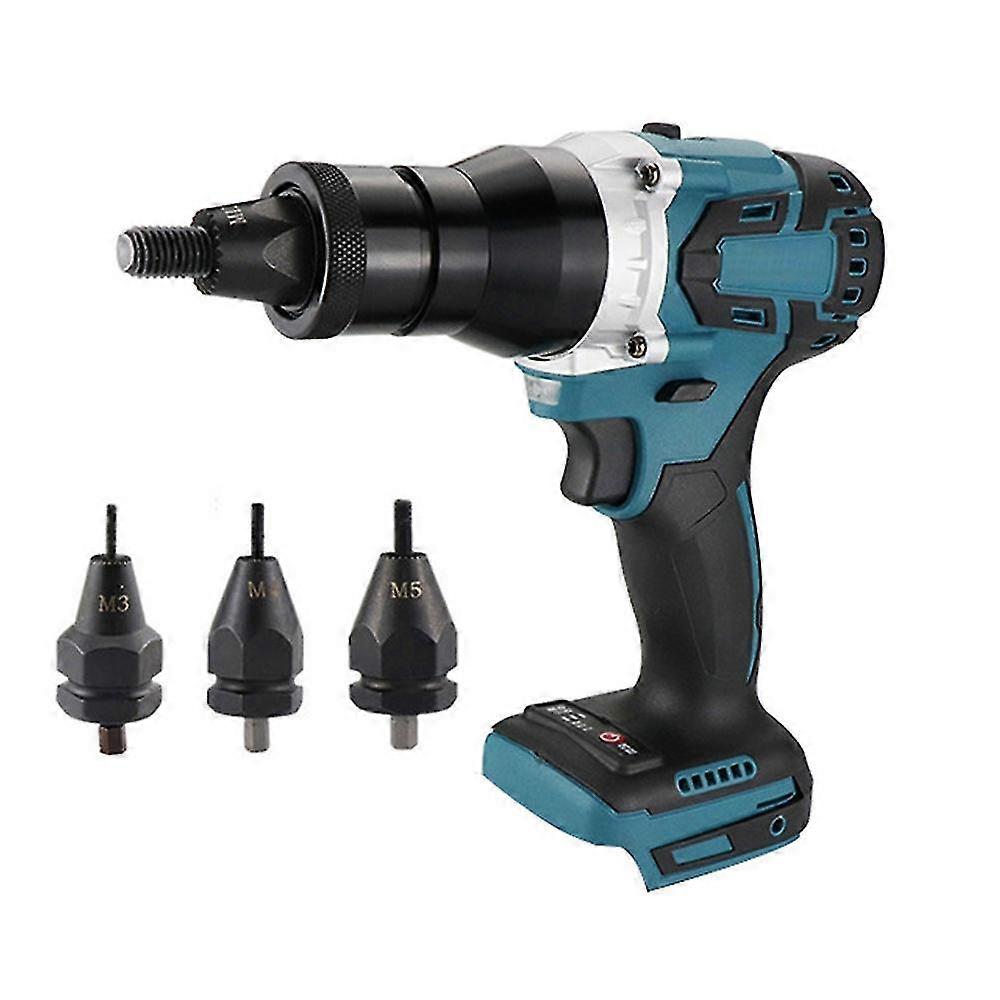Powerful Brushless Electric Rivet Nut Machine Kit Automatic Electric Riveter Set Riveting Tool with