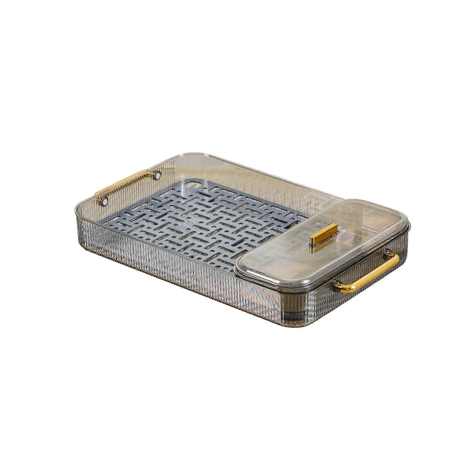 Drain Board Multifunctional Tea Tray Serving Tray Rectangular Tea Table Tray