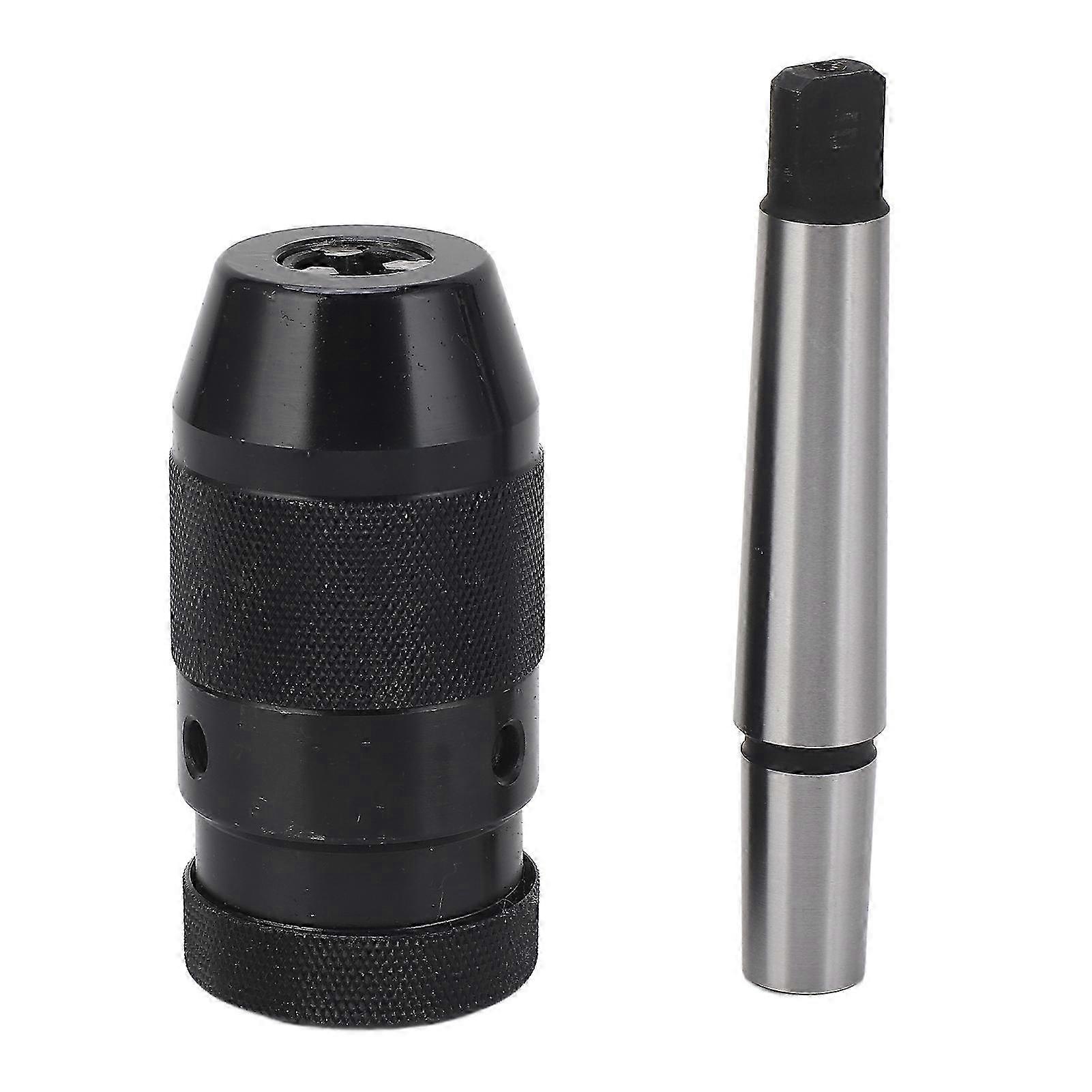 1 to 13mm Keyless Self Tighten Drill Chuck with MT2 Extension Bar for Lathes Drilling Machines