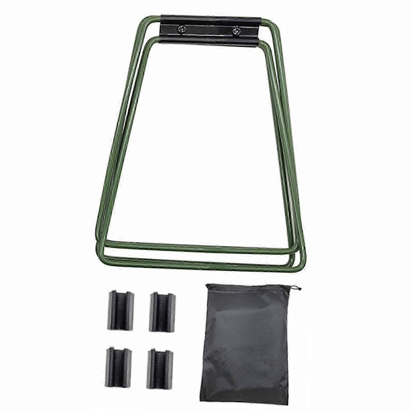 Universal Foldable Cooler Stand Suitable for Various Brands' Water Containers for BBQ, Travel, and Camping - Green Color
