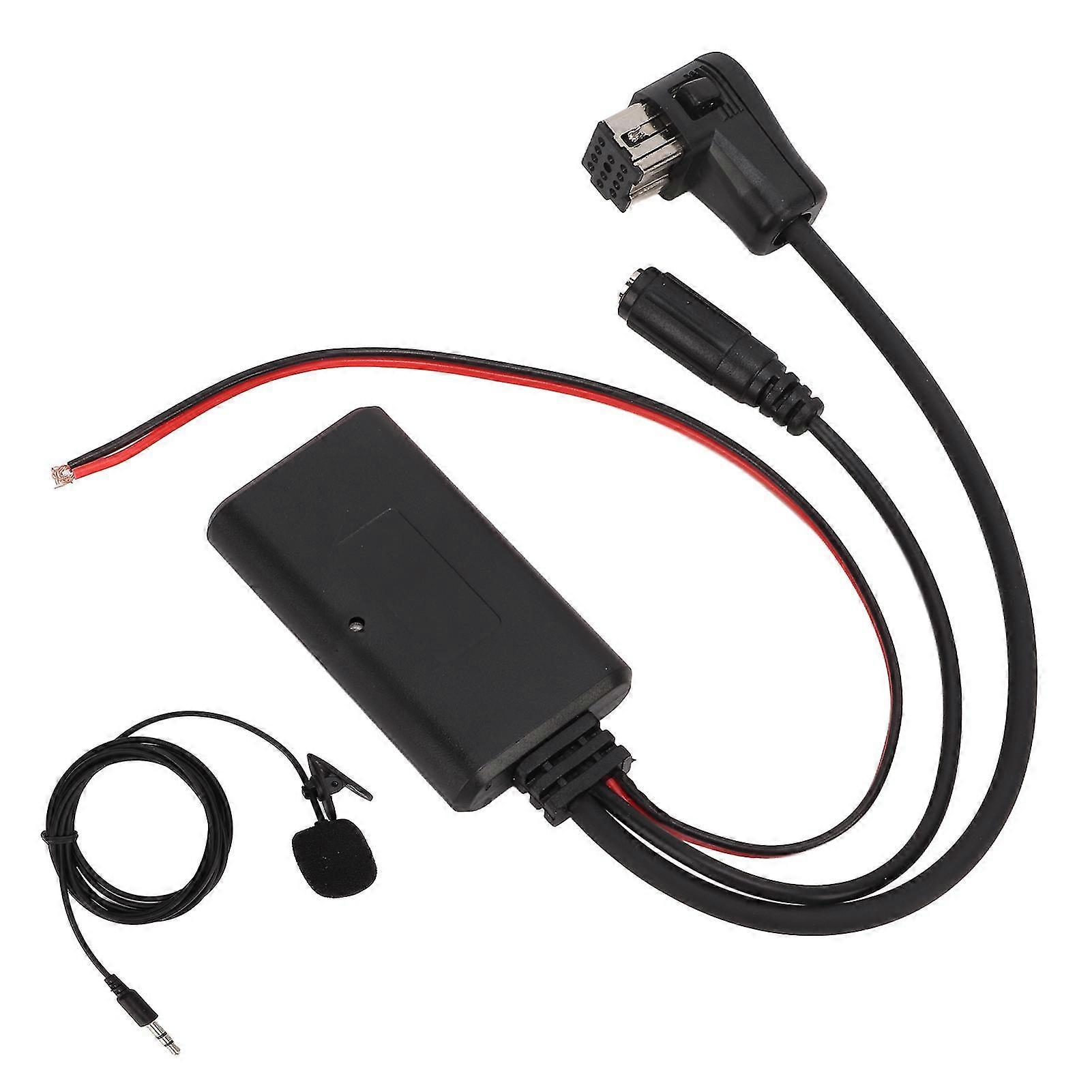 2025 Bluetooth Audio Cable Stereo AUX Input Adapter with Microphone Replacement for