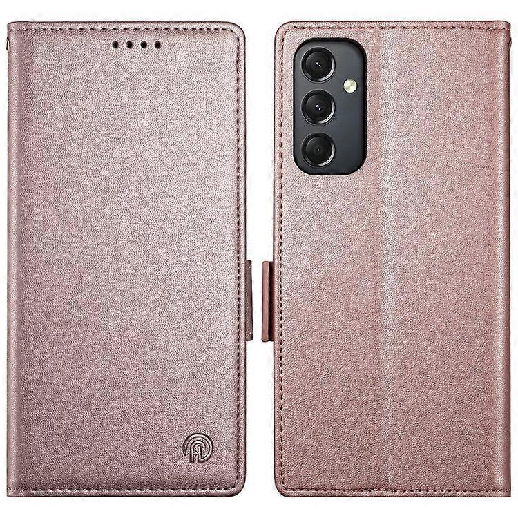 DF-010 Compatible For Samsung Galaxy A24 4G (162.1 X 77.6 X 8.3mm) Case PU Leather Wallet Stand Phone Cover