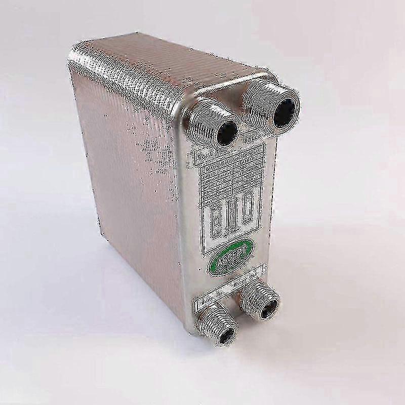 60 Plates Heat Exchanger for Home Brewing Beer Wort Chiller Cooler Compatible with Various Brewing Systems