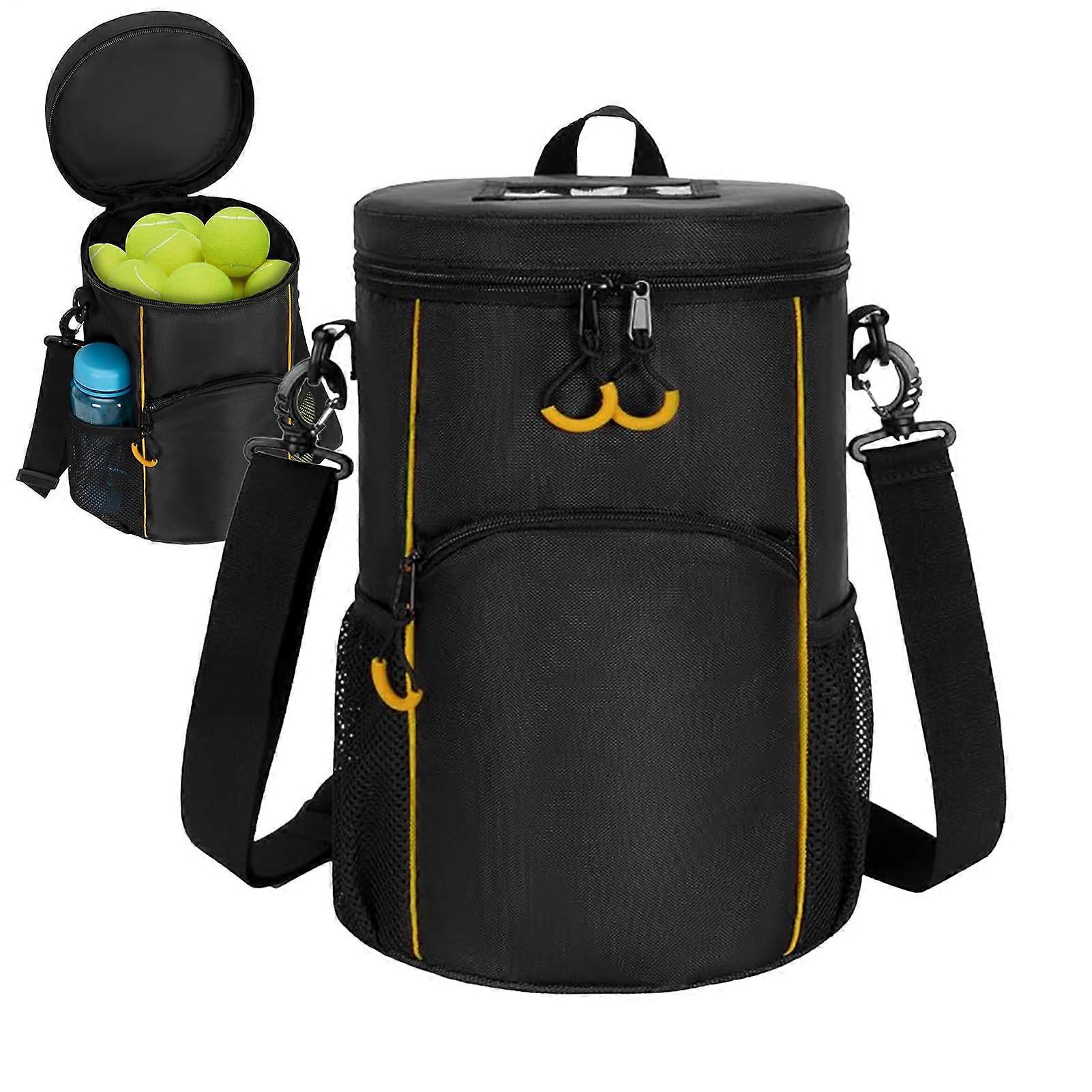 Sport shoulder bag with multiple pockets – Tennis, baseball, lacrosse, waterproof, large capacity