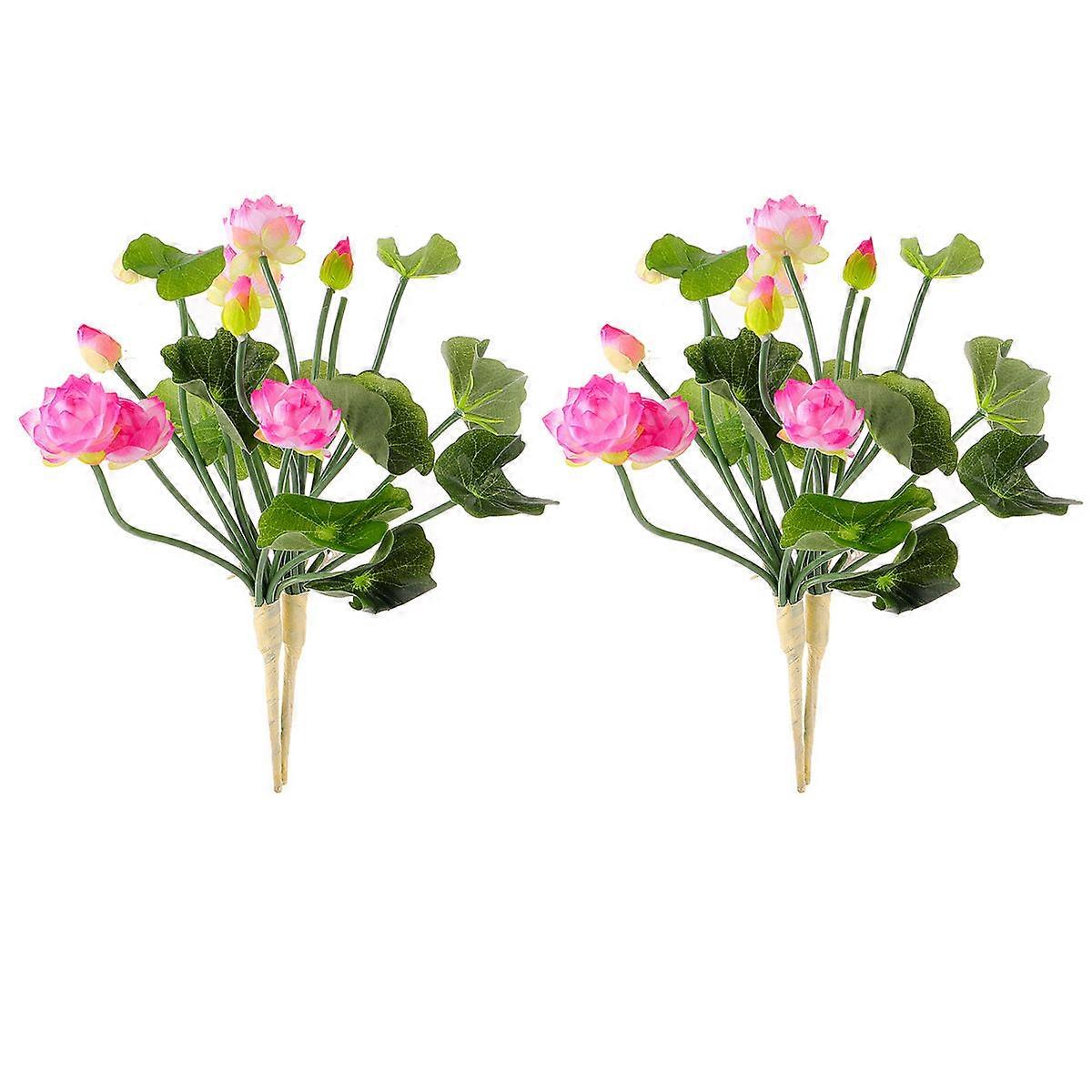 Silk Lotus Set, Beautiful , Ideal for Photography Use