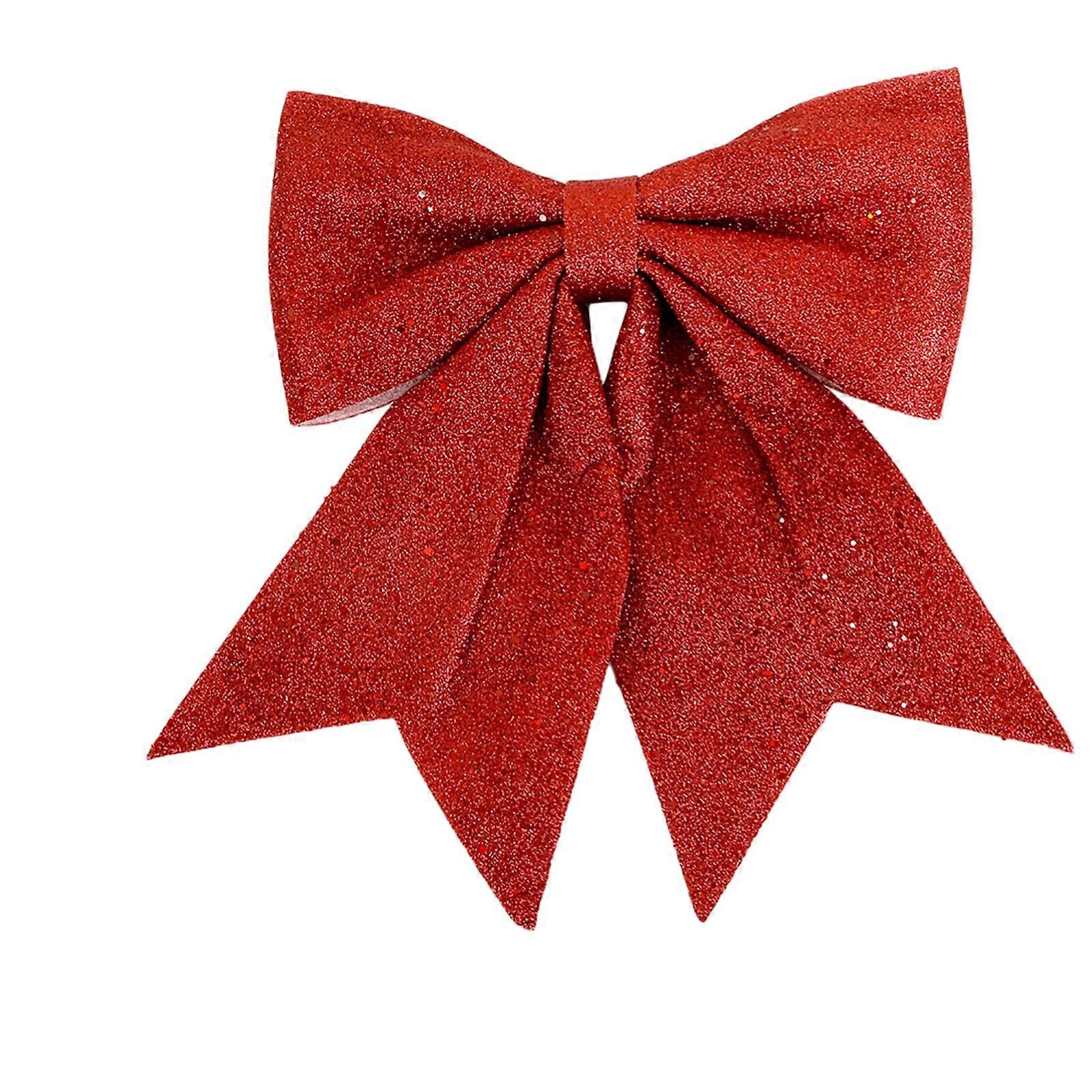 Christmas bow decoration ornaments gifts glitter bows Year Ref: 9527
