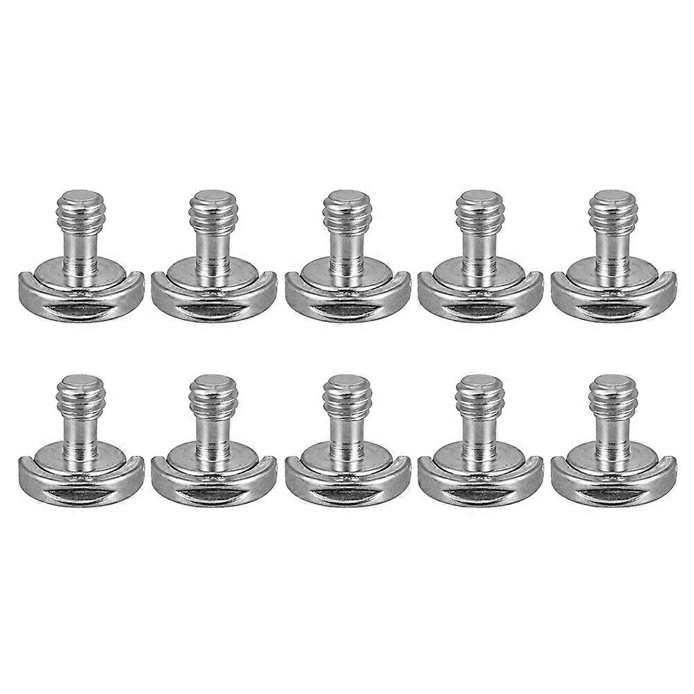 10pcs 1/4"-20 D-Ring Mounting Screw Adapter for Tripod Camera