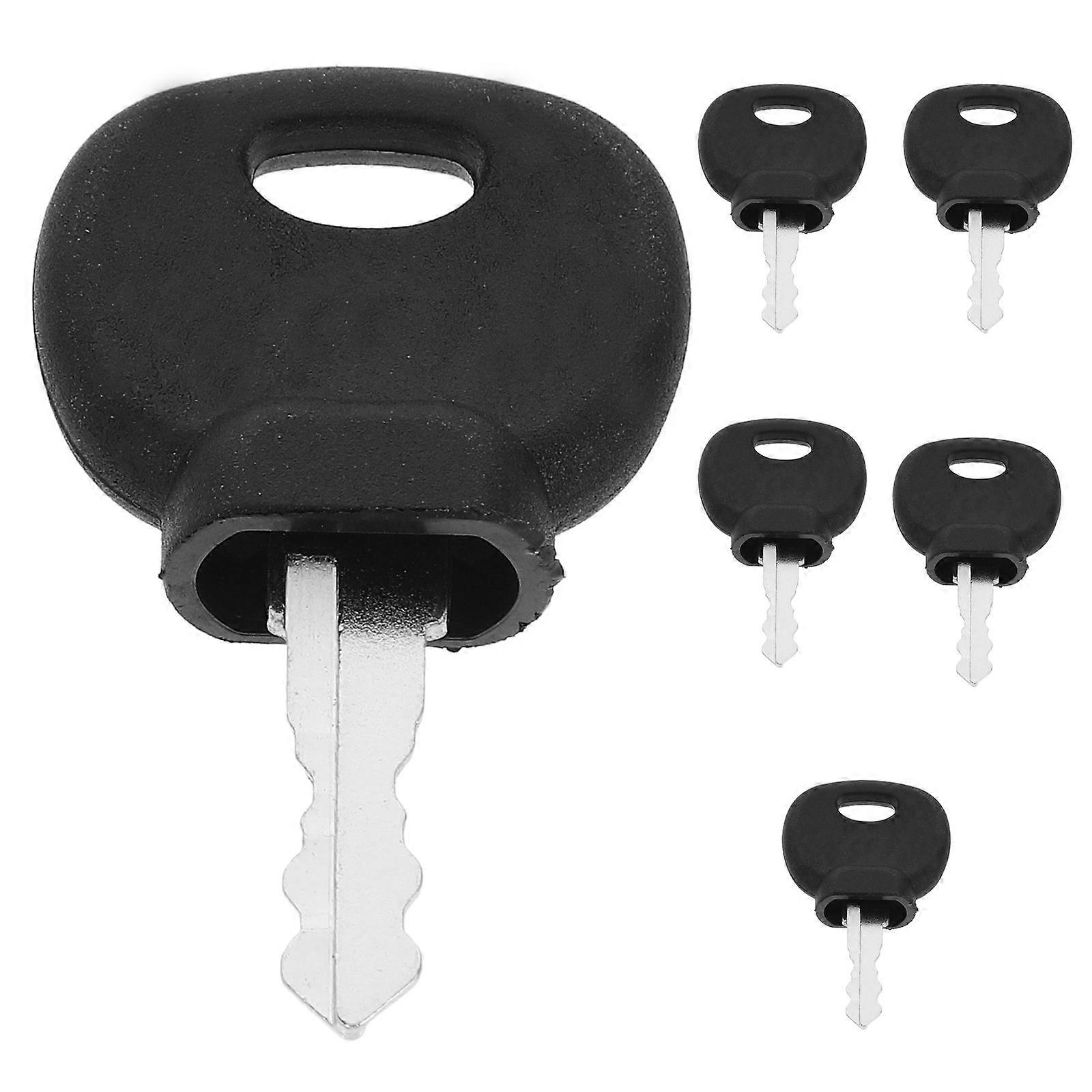 Ignition Keys Forklift Construction Machinery Operators Managers PP Material 6Pcs