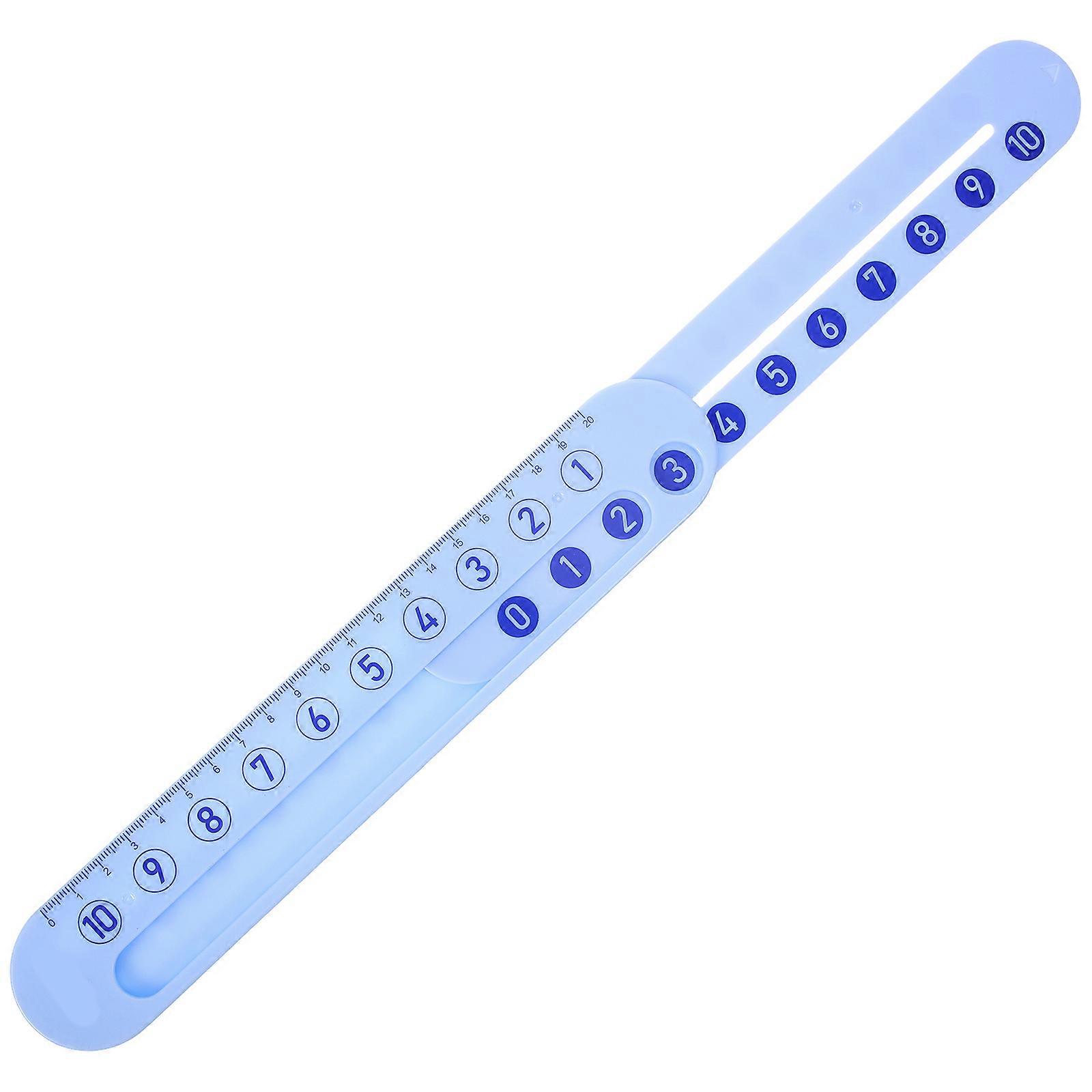 Digital Math Learning Ruler for Number Matching, Addition & Subtraction Aid – Educational Stationery Tool for Kids