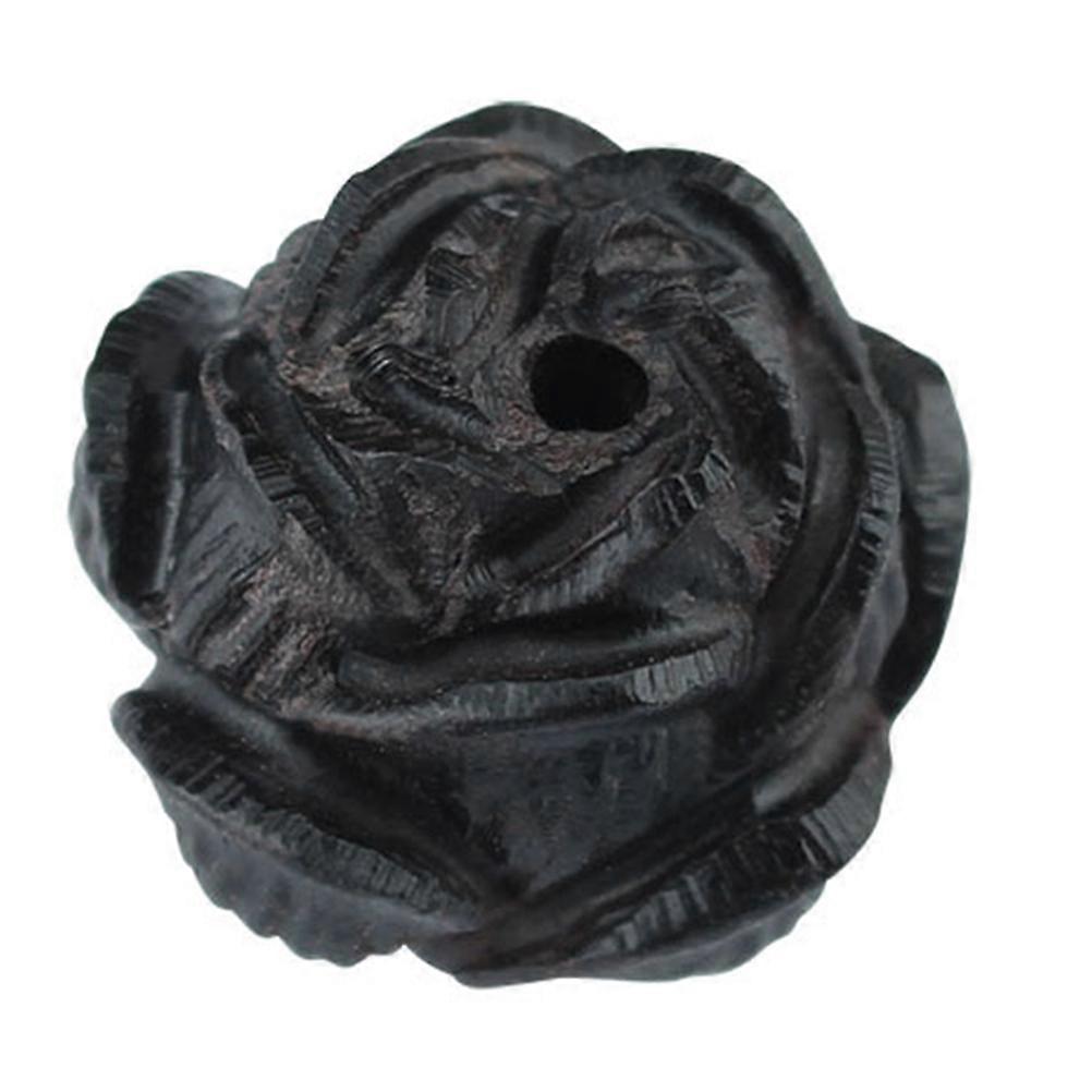 Retro Rose Flower Charm Diy Beads Charms Dark Red Color Buddha Mala Jewelry Making Lovers Pendant 2.1x1.9x1.9cm 1Pack