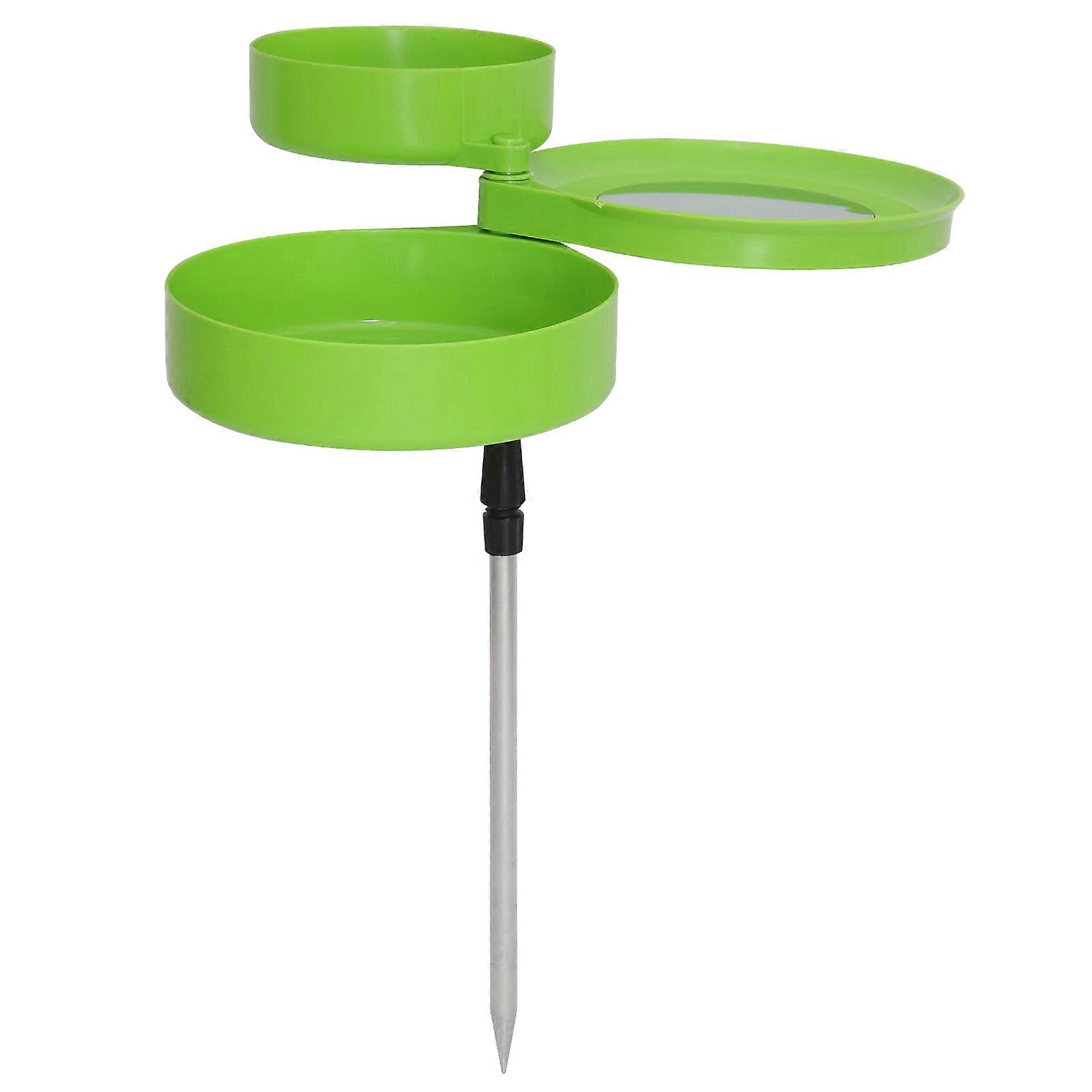 Compact Magnetic Fishing Lure Box with Ground Stake   Portable Hook & Bait Organizer for Lures and Tackle Storage   Random Color